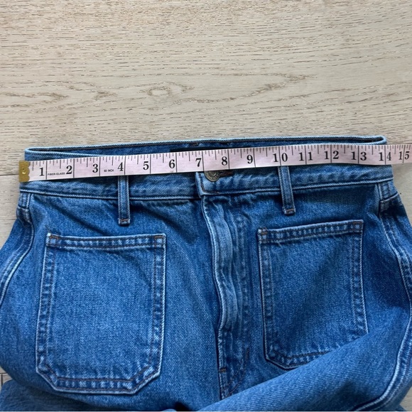 Veronica Beard Taylor Relaxed Wide Leg Jeans high rise - Picture 13 of 13